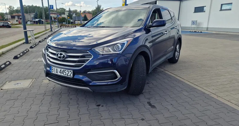 hyundai podlaskie Hyundai Santa Fe cena 72500 przebieg: 102000, rok produkcji 2017 z Hrubieszów